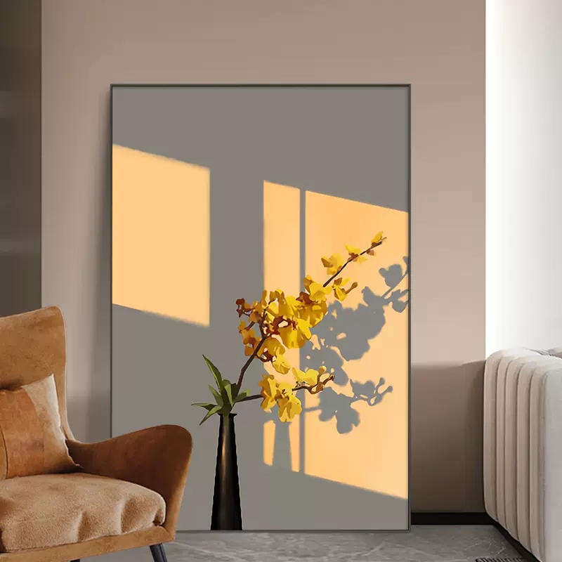 Pôr do sol folhas de luz flore - Korean Arts And Lifestyle avaliação e preço