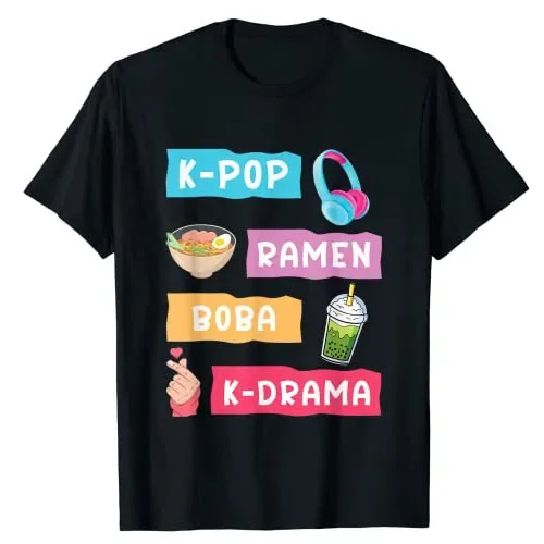 Camiseta de Moda para Fãs de K - Lifestyle Korean Drama avaliação e preço